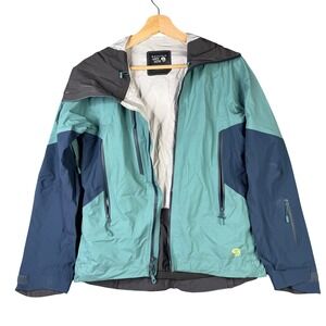 Mountain Hardwear Cloudseeker Ski Jacket Teal Navy RECCO OL7377 XS hardshell
